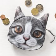Kočičí peněženka na drobné - model