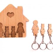 Domeček na klíče - Rodinka (4 osoby)