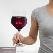 Slavnostní obří sklenice na víno - Who cares?