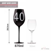 DiVinto Slavnostní obří sklenice na víno – 40