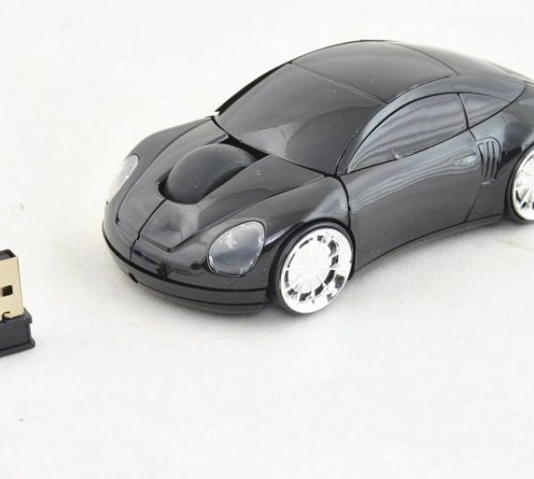 PC myš auto bezdrátová - černá