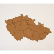 Samolepící korková mapa Moje Česko - ČR