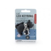 LED klíčenka kočička