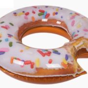 Nafukovací kruh nakousnutý Donut