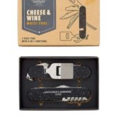 Multifunkční nástroj na víno a sýr